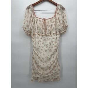 idem ditto Floral Coquette Mini Dress Size‎ L